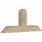 Ekena Millwork Portland Rough Sawn Timber Gable Bracket, Douglas Fir, 36"W x 15"H x 4"D x 4"F, 10/12 Pitch GBW036X15X0404POR00RDF - alternate 2